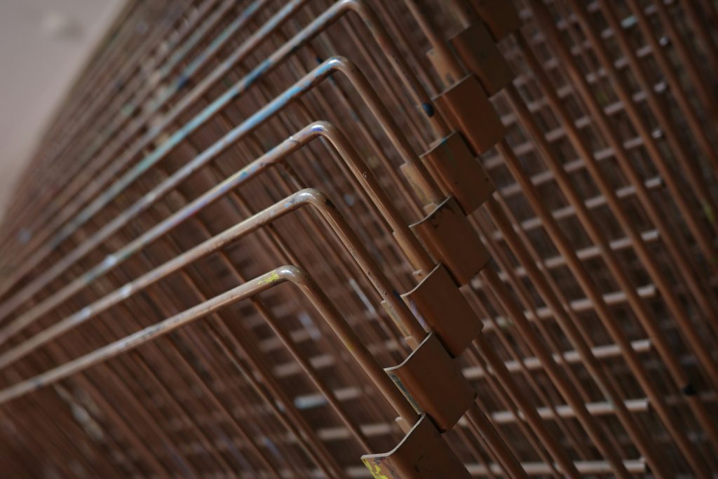 Rows of copper tubing packed tightly together